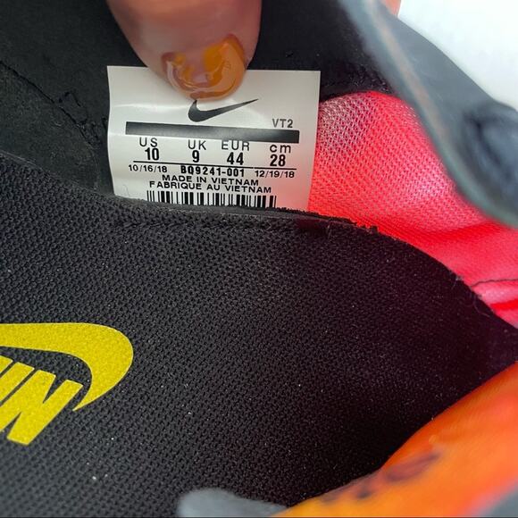 Nike React Element 55 Premium Sunrise Orange Shimmer 10 EUC - Picture 3 of 11